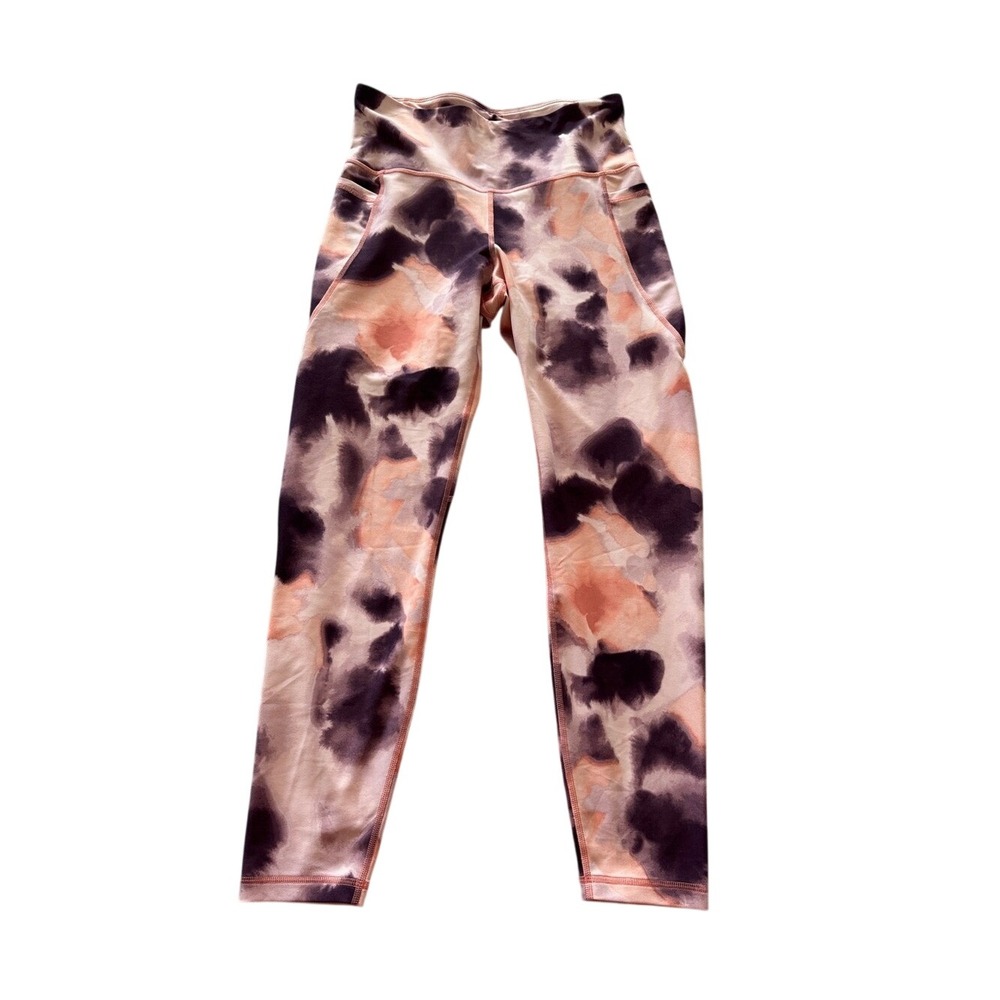 Old Navy Active Elevate Go-Dry Sculpt High Rise Printed Leggings Women's